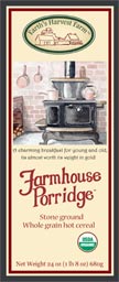 farmhouse porridge hot cereal label
